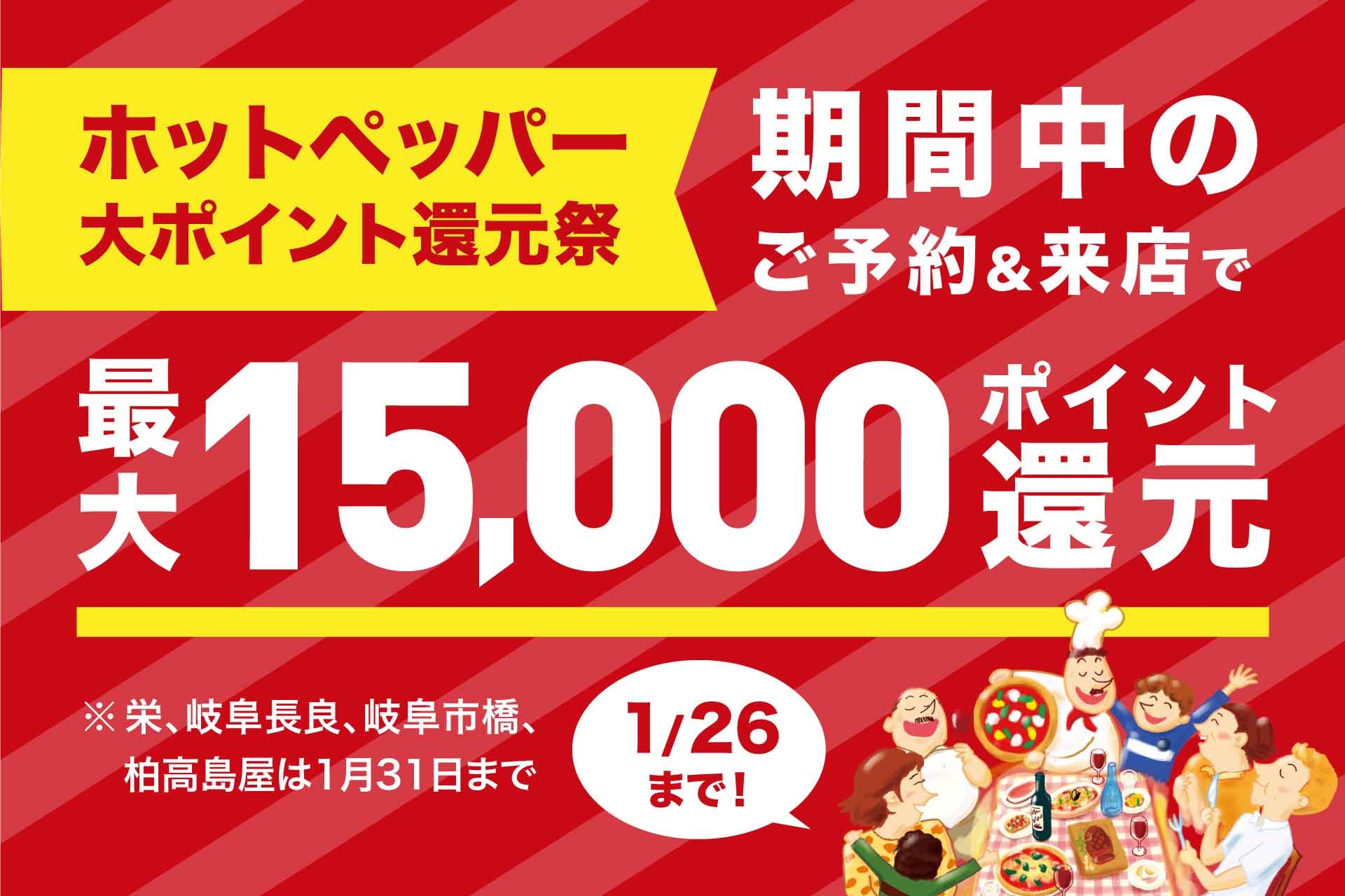 ホットペッパー大ポイント還元祭